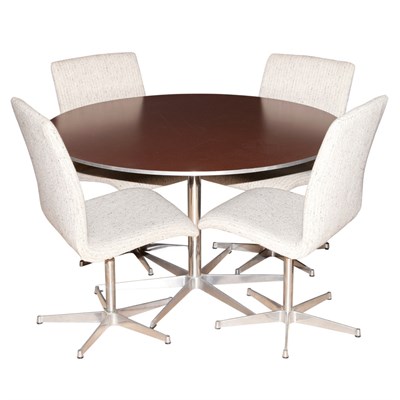 Lot 142 - Laminated Wood Dining Set Arne Jacobsen...