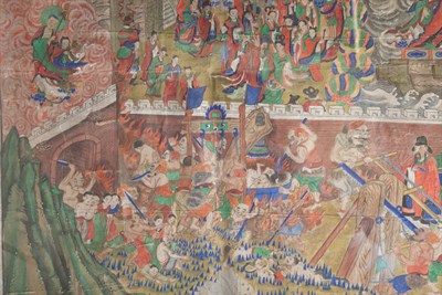 Lot 61 - Korean School 19th Century Depicting Buddhist...