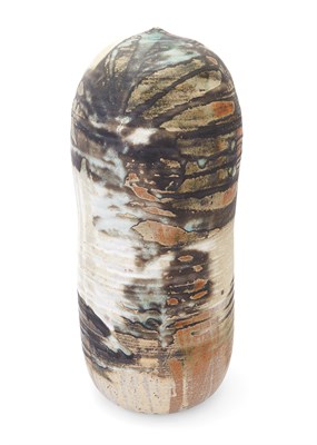 Lot 200 - Toshiko Takaezu Glazed Stoneware Vessel With...