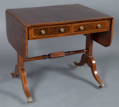 Lot 508 - Regency Inlaid Rosewood Sofa Table The...