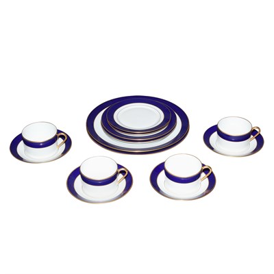 Lot 165 - Haviland Limoges Cobalt Decorated Porcelain...