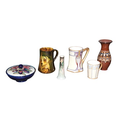 Lot 179 - Group of Eight Porcelain and Pottery Vessels...