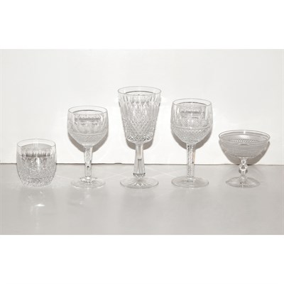 Lot 192 - Group of Glass Stemware Including some...