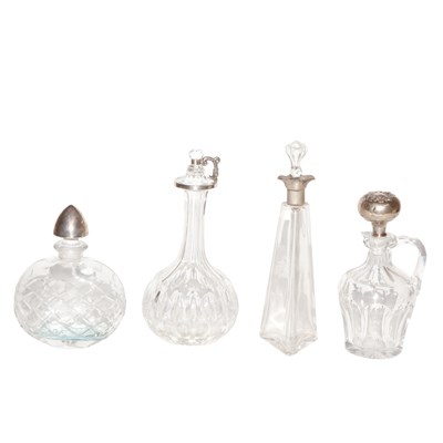 Lot 227 - Group of Seven Silver and Silver Plate Mounted...