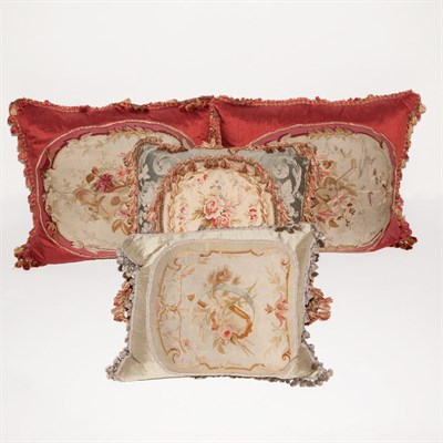 Lot 389 - Group of Four Needlepoint Pillows