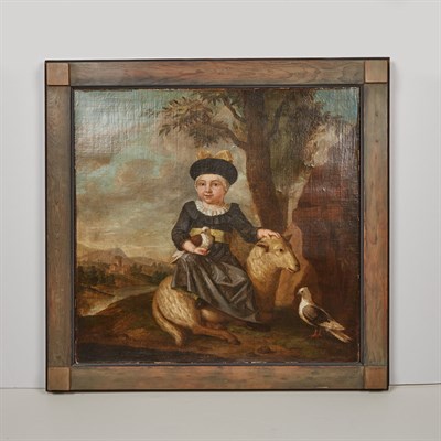 Lot 26 - Continental School 18th/19th Century Child in...