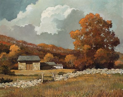 Lot 112 - Eric Sloane American, 1905-1985 Fall Foliage...