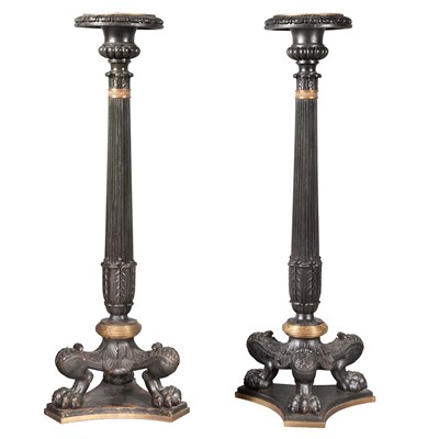 Lot 274 - Pair of Louis Philippe Style Gilt-Metal...