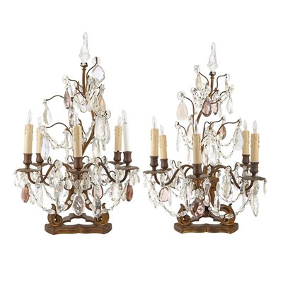 Lot 76 - Pair of Transitional Louis XV/XVI Style...