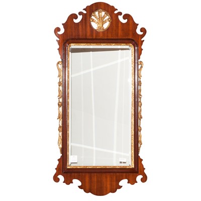 Lot 137 - George II Style Parcel Gilt Mahogany Mirror...