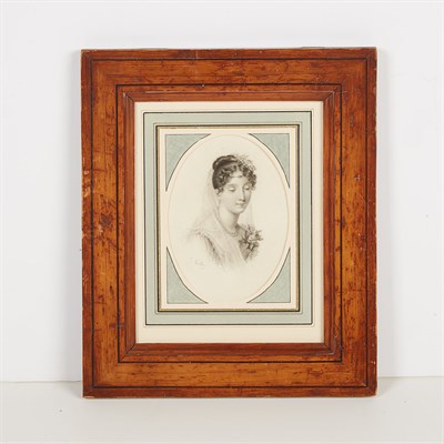 Lot 49 - Jean Baptiste Isabey French, 1767-1855 Lady...