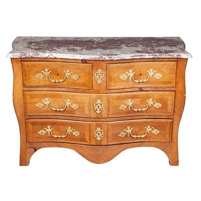 Lot 467 - Louis XV Style Gilt-Metal Mounted Walnut...