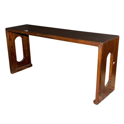 Lot 457 - Asian Style Mahogany Stained Console Height 34...