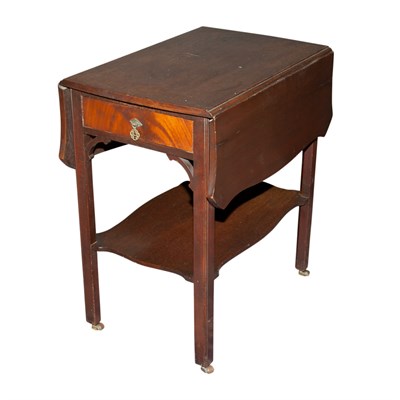 Lot 128 - George III Style Mahogany Pembroke Table...