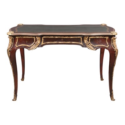 Lot 613 - Louis XV Style Gilt-Metal Mounted Dark Stained...