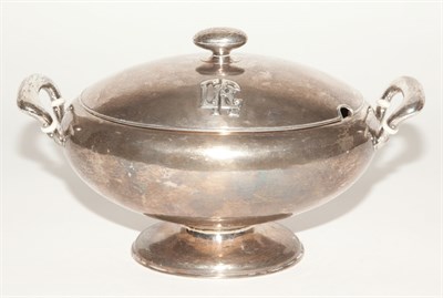 Lot 376 - Kalo Shop Sterling Silver Covered Soup Tureen...