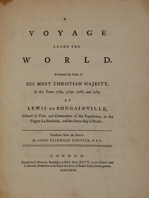 Lot 12 - BOUGAINVILLE, LOUIS ANTOINE DE A voyage Round...