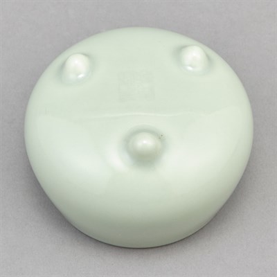 Lot 406 - Chinese Celadon Glazed Tripod Censer Qing...