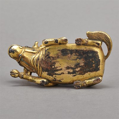 Lot 318 - Chinese Bronze Water Buffalo Cast in a...