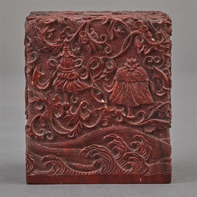 Lot 319 - Chinese Soapstone Seal Chop Attributed to the...