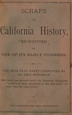 Lot 16 - [CALIFORNIA REPUBLIC] [IDE, SIMEON]. Scraps of...