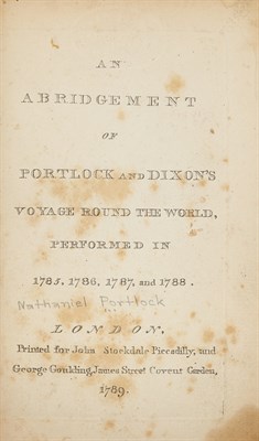 Lot 60 - PORTLOCK, NATHANIEL An Abridgement of Portlock...