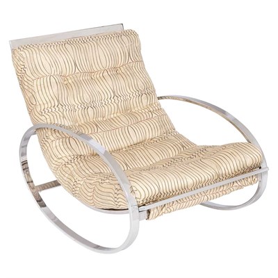 Lot 306 - Attributed to Milo Baughman Rocking Chair, Mid...
