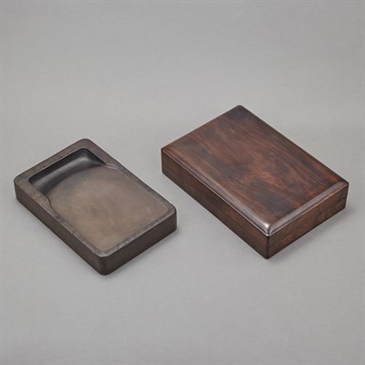 Lot 151 - Chinese Duan Inkstone Huang Ren (1683-1768) Of...