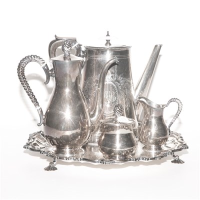 Lot 321 - American Sterling Silver Three-Piece Demitasse...