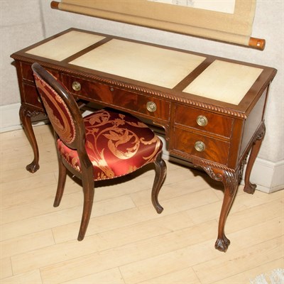 Lot 114 - George III Style Mahogany Writing Table Height...