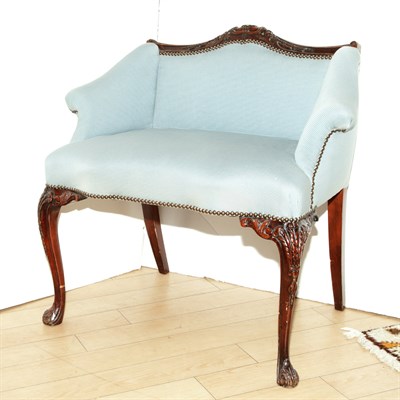 Lot 140 - Georgian Style Mahogany Stained Bench Length...