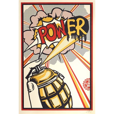 Lot 167 - Shepard Fairey American, b. 1970 (i) Pow(er),...