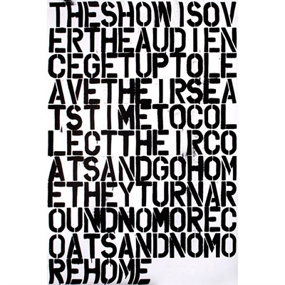 Lot 19 - Christopher Wool and Felix Gonzales Torres...