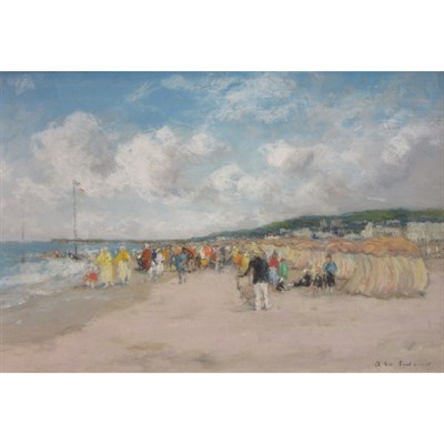 Lot 57 - Andre des Fontaines American, 1869-1910 Plage...