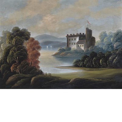 Lot 5 - Manner of Thomas Chambers 19th Century Castle...