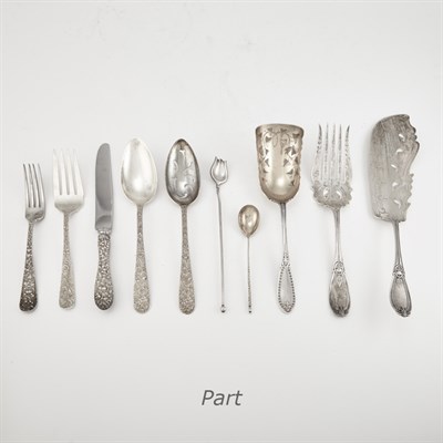 Lot 371 - Group of Miscellaneous Silver Flatware...