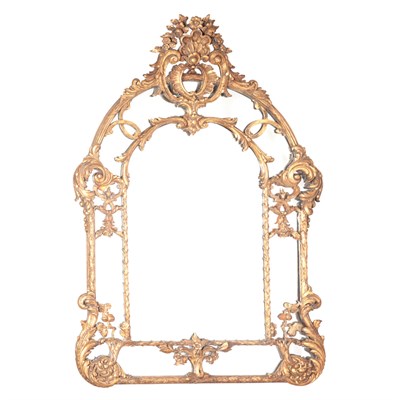 Lot 105 - Rococo Style Giltwood Mirror 20th Century Of...