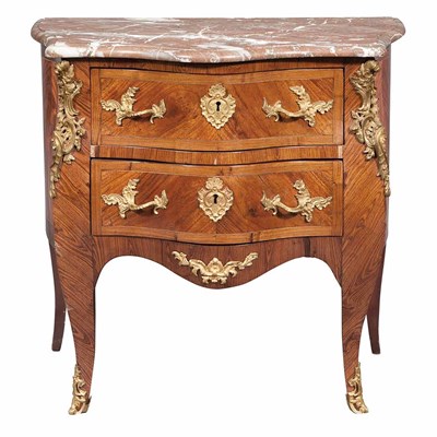Lot 142 - Louis XV Style Gilt-Metal Mounted Kingwood and...