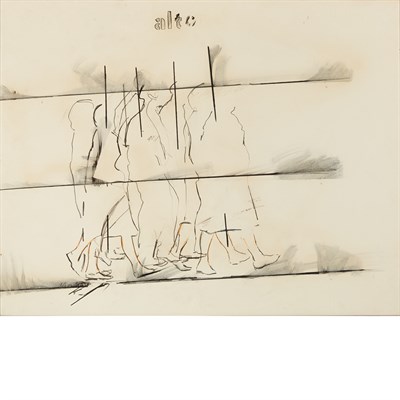 Lot 12 - Mario Schifano Italian, 1934-1998 Walking Man,...