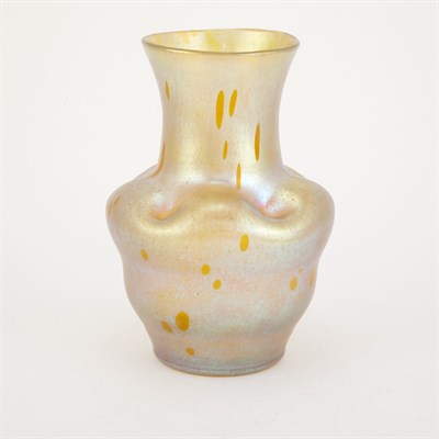 Lot 440 - Unsigned Loetz Glass Vase Circa 1900 Of urn...