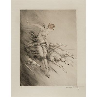 Lot 76 - Louis Icart ZEST (H./C./I. 346) Hand-colored...