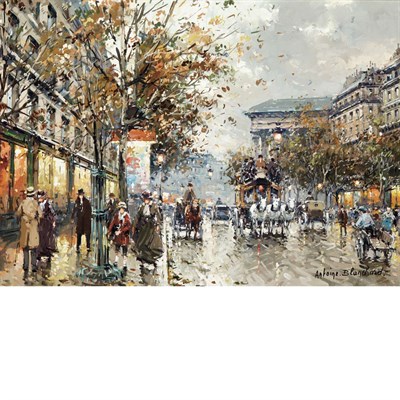 Lot 53 - Antoine Blanchard French, 1910-1988 Boulevard...