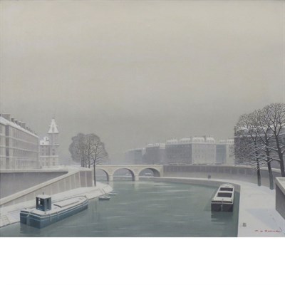 Lot 10 - Pierre de Clausade French, 1910-1976 Neige aux...