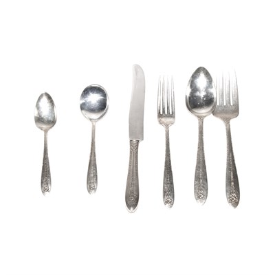 Lot 327 - National Sterling Silver Flatware Service In...