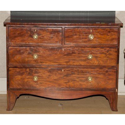 Lot 436 - Georgian Style Mahogany Chest of Drawers...