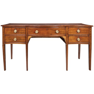 Lot 460 - George III Inlaid Mahogany Sideboard The...