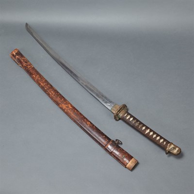 Lot 34 - Katana Nakago [tang]: Double-beveled,...