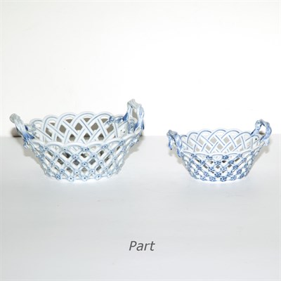 Lot 342 - Group of Five Meissen Porcelain Blue and White...