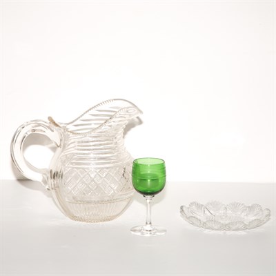 Lot 245 - Group of Glass Table Articles Including wine...