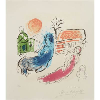 Lot 31 - Marc Chagall MATERNITE AU CENTAURE (MOURLOT...